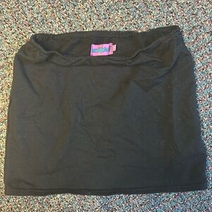 Edikted black mini skirt size Xs